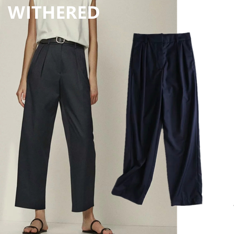 Women Fashion Simple - Maxdutti Trousers women england simple fashion