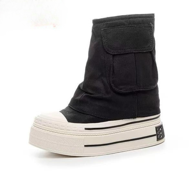 Women'S Fashion Korea - 12CM New Denim Canvas Women Autumn