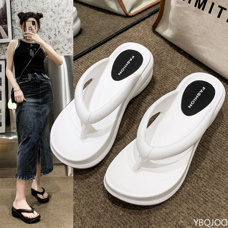 Women'S Fashion Korea - Summer Fashion New Thick Soled Slippers