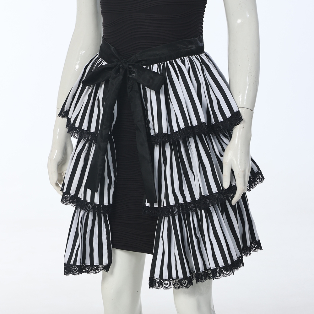 Women'S Fashion Kilt - Jester Clown Harlequin Lolita Fancy Ruffle