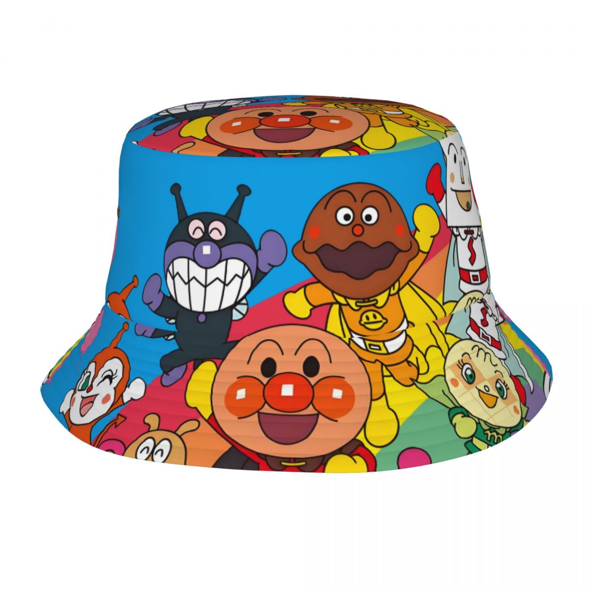 Bucket Hat Women - Custom Anpanman Cartoon Manga Bucket Hats