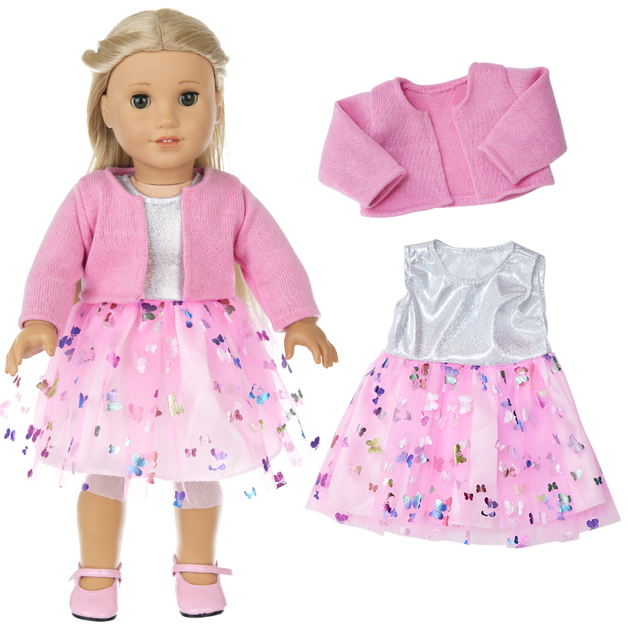 Women'S Fashion Kilt - Doll Clothes for 16-18Inch 40-45cm Doll