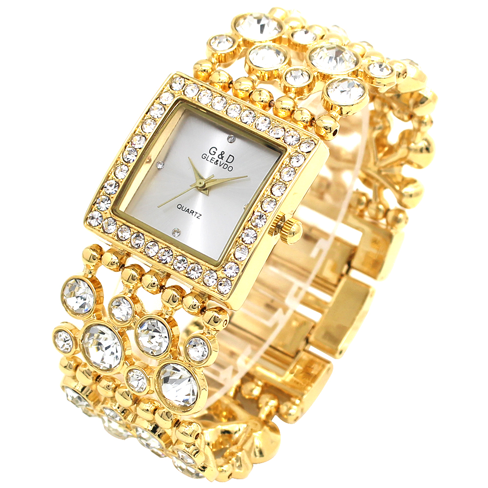 Women'S Fashion Vogue - G&D Women Square Watch Analog Quartz