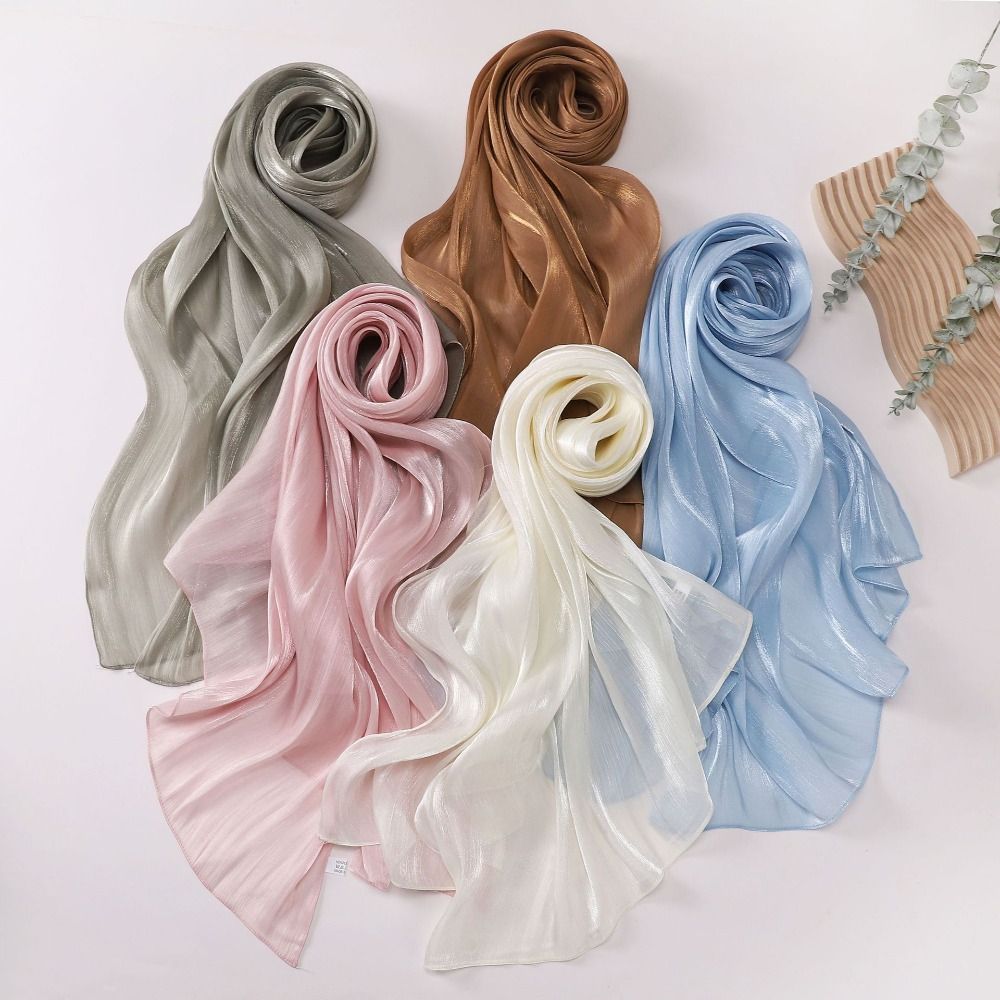 Women'S Fashion Underwear - High Qulaity Solid Color Silk Scarf