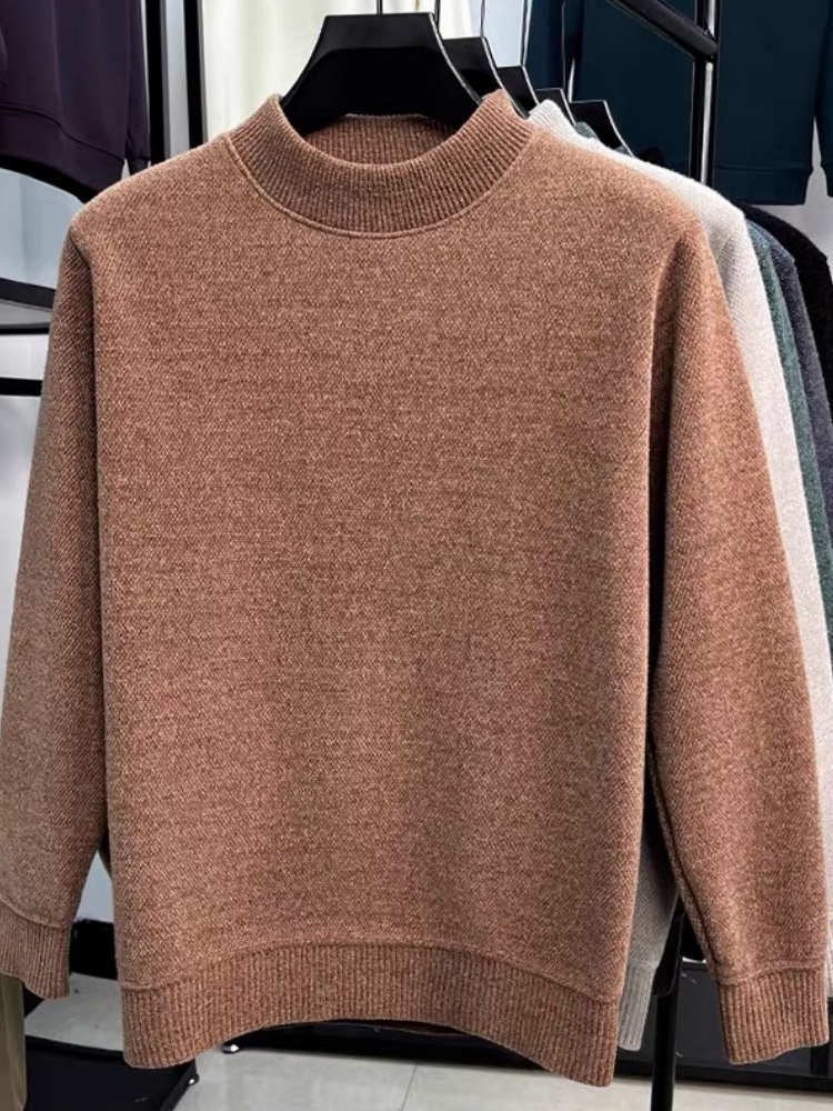 Ribbed Knit Sweater - Winter New Product Men's 100% Merino