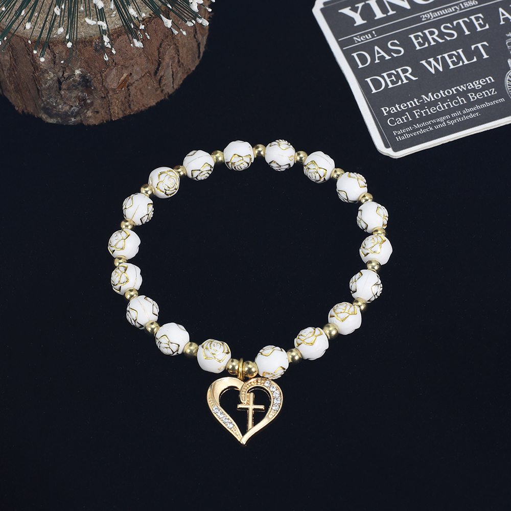 Exquisite Heart shaped cross R - Women'S Fashion Vogue reseña y precio