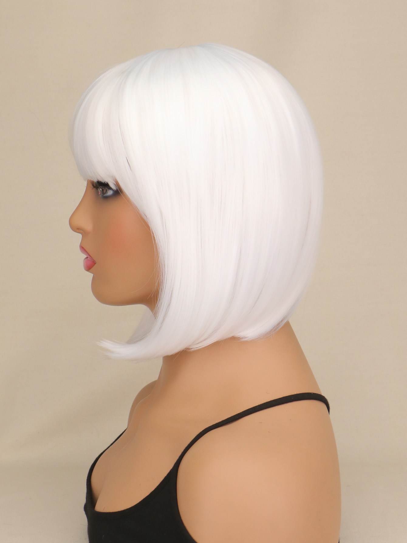 Women Synthetic White Straight - Women'S Fashion Korea reseña y precio