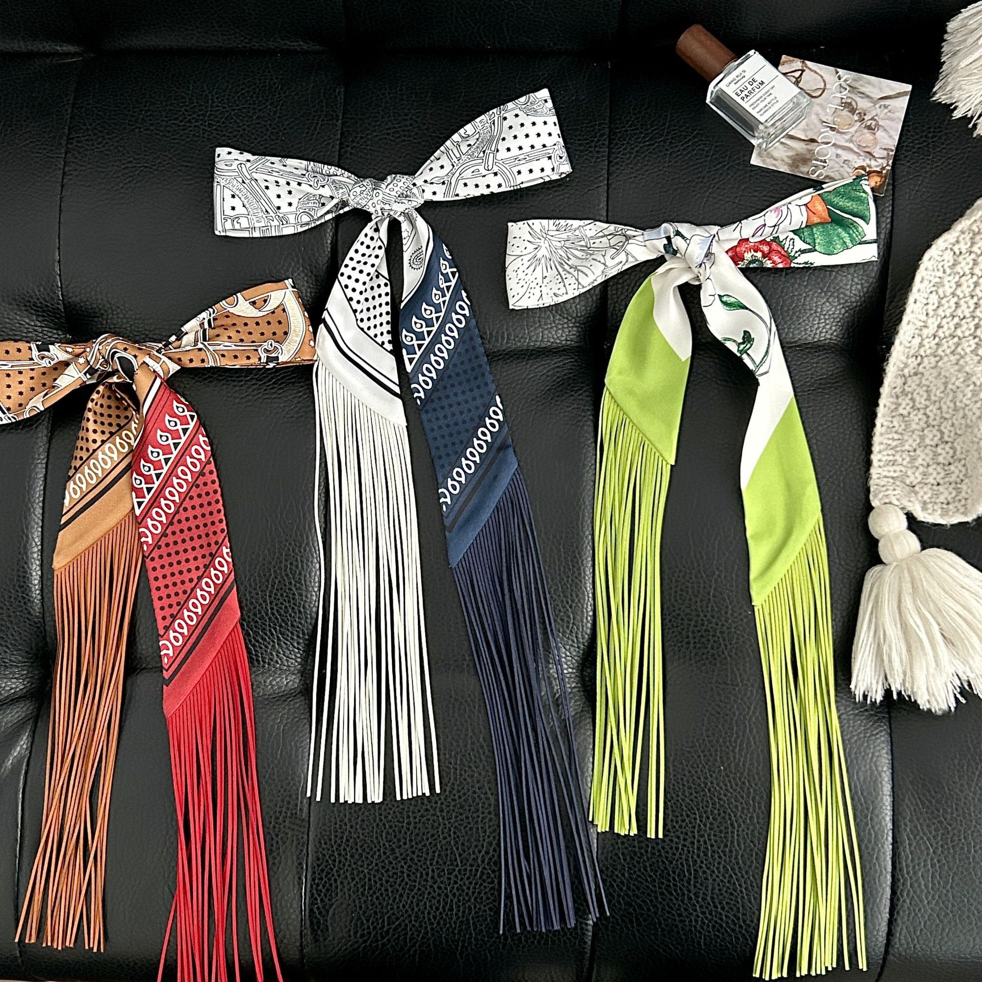 Luxury Tassel Skinny Scarf for - Women'S Fashion Belts reseña y precio