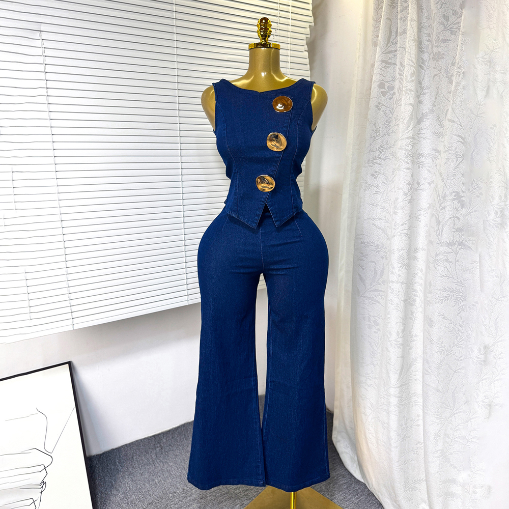 Fashion Denim Women Loungewear - Women Fashion Jeans Top reseña y precio