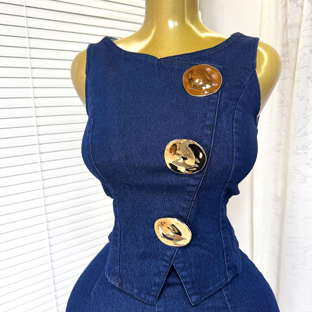 Fashion Denim Women Loungewear - Women Fashion Jeans Top reseña y precio