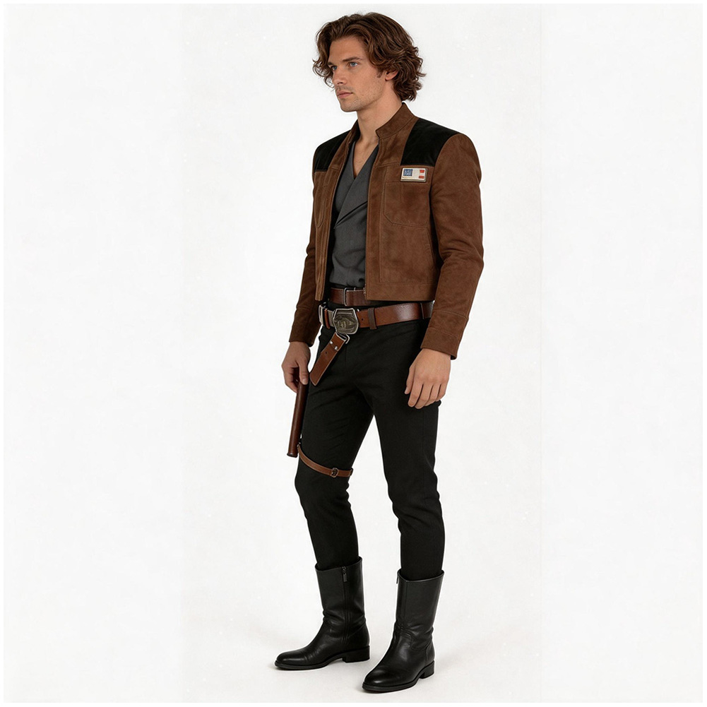 Han Solo Cosplay Costume Adult - Belted Shirt Dress reseña y precio