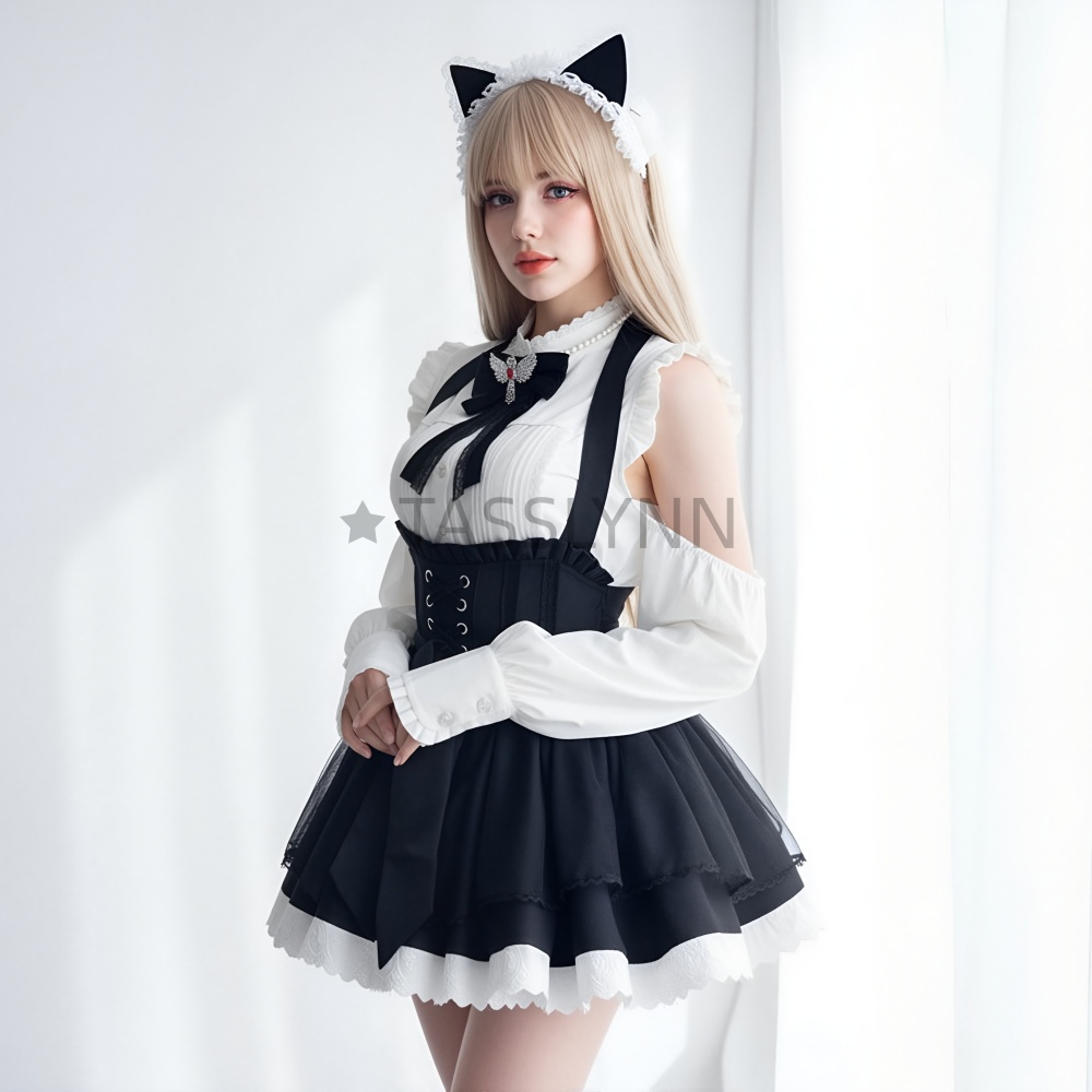 Cat Ear Nun Maid Dress Women's - Women'S Fashion Kilt reseña y precio