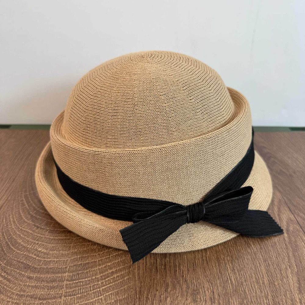 Elegant Bowknot Bow Topper Hat - Bucket Hat Women reseña y precio