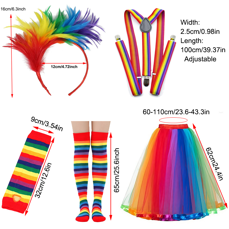 Rainbow Headband Strap Sleeve  - Belted Shirt Dress reseña y precio