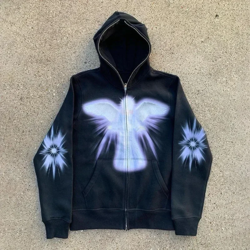 Women Men Y2K Fashion Hoodie L - Women'S Fashion Zip Up Hoodies reseña y precio
