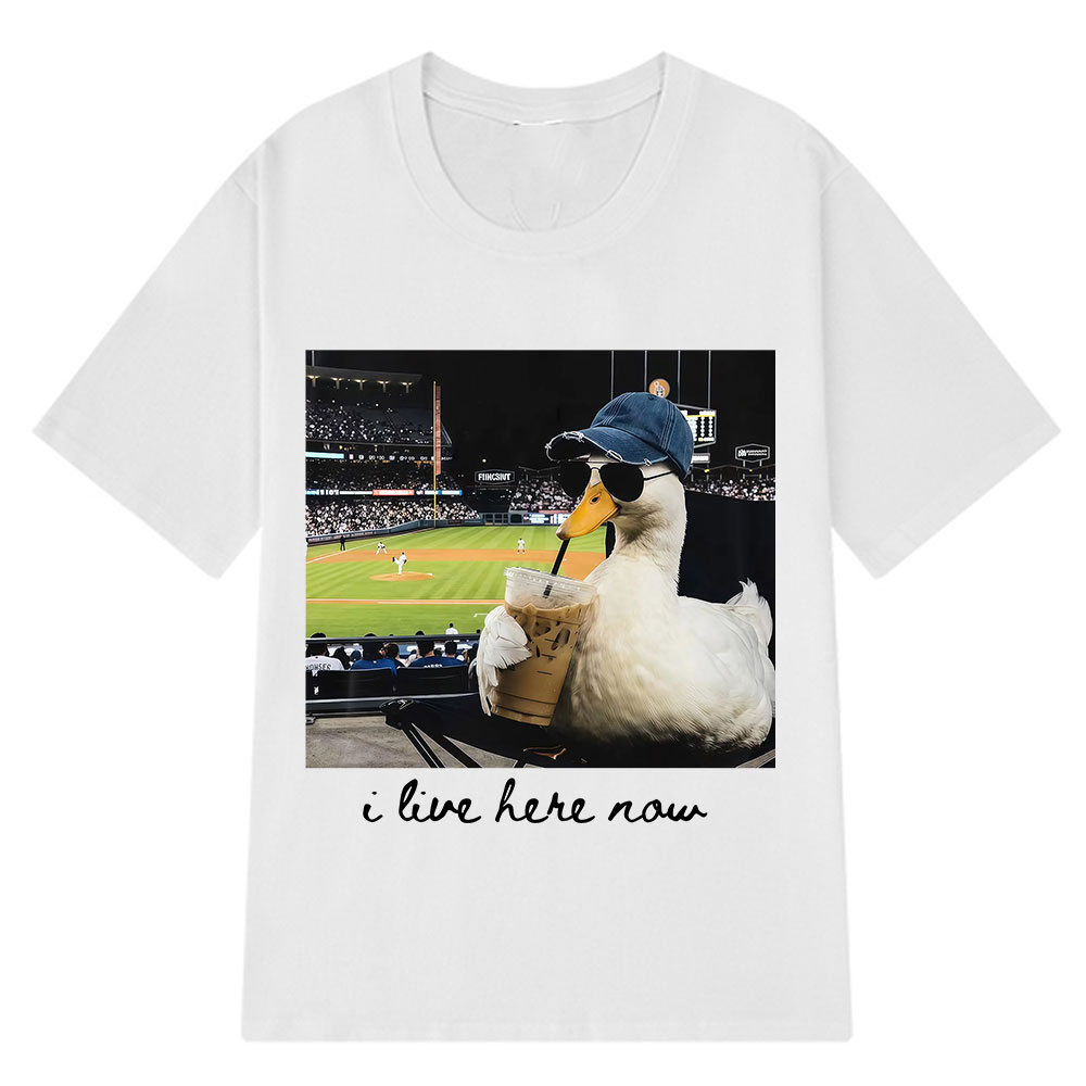 I Live Here Now Funny Goose Me - Women Fashion Now reseña y precio