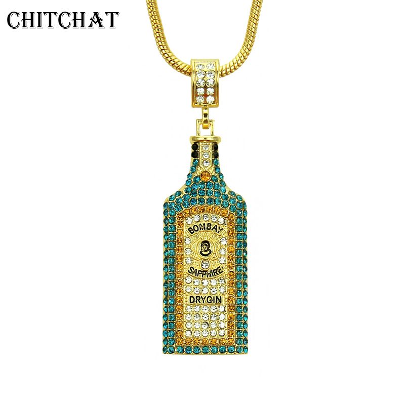 Big Wine bottle Necklaces Full - Women'S Fashion Vogue reseña y precio