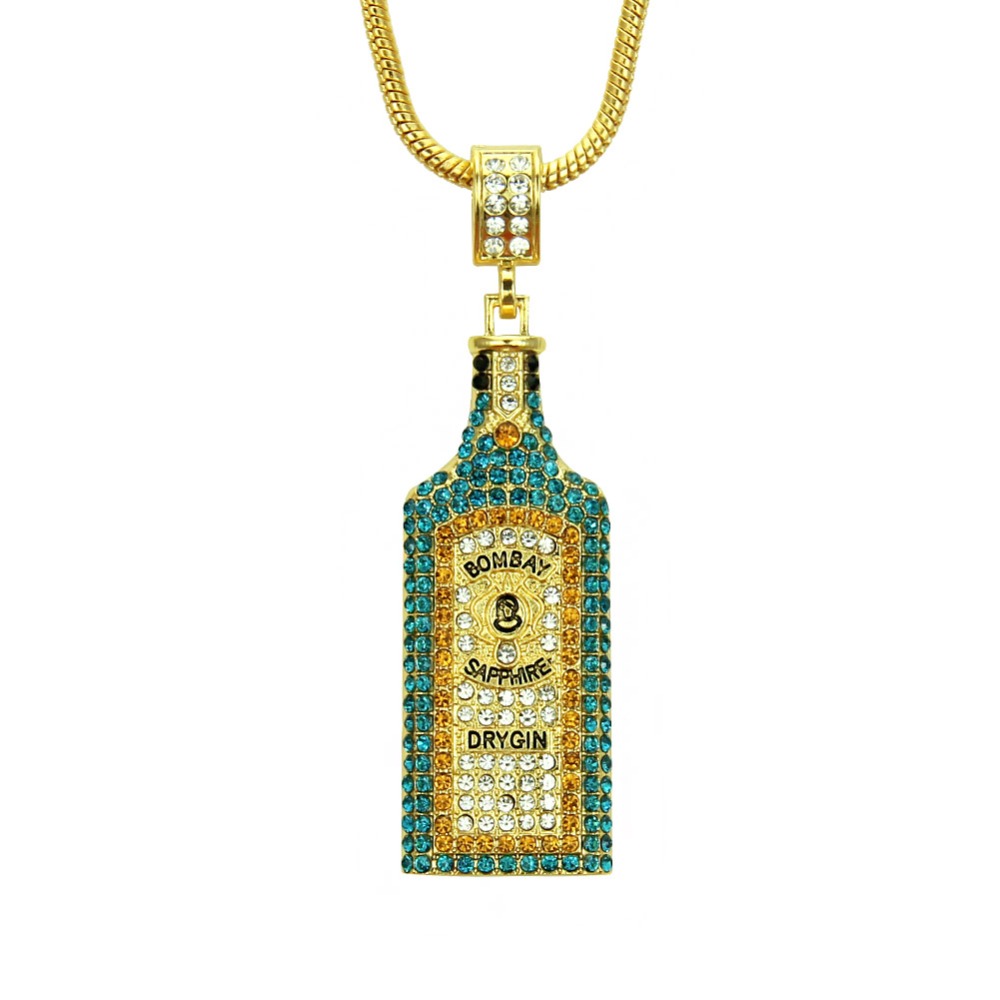 Big Wine bottle Necklaces Full - Women'S Fashion Vogue reseña y precio