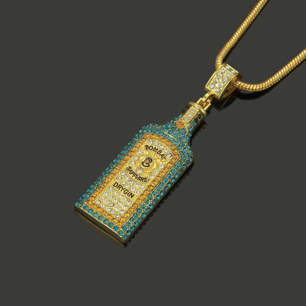 Big Wine bottle Necklaces Full - Women'S Fashion Vogue reseña y precio