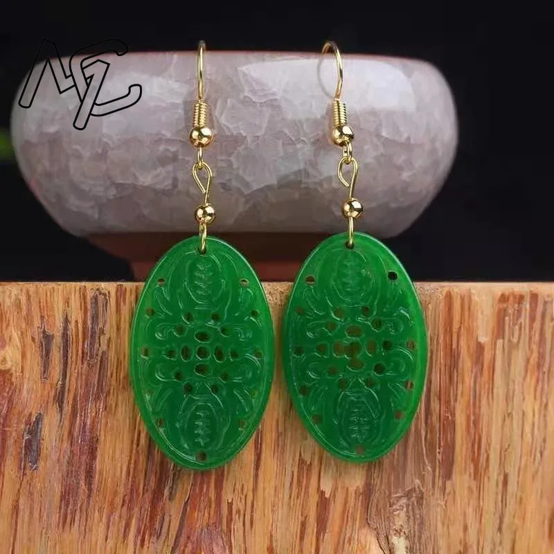 925 Silver Natural Green Jade  - Women'S Fashion Jewellery reseña y precio