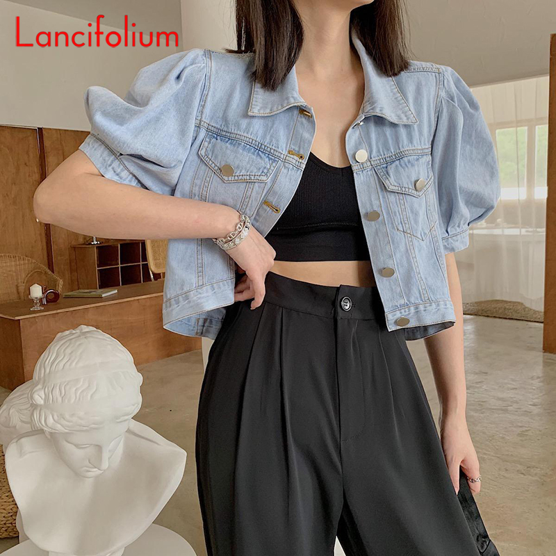 Summer Thin Basic Korean Fashi - Women Fashion Jeans Top reseña y precio