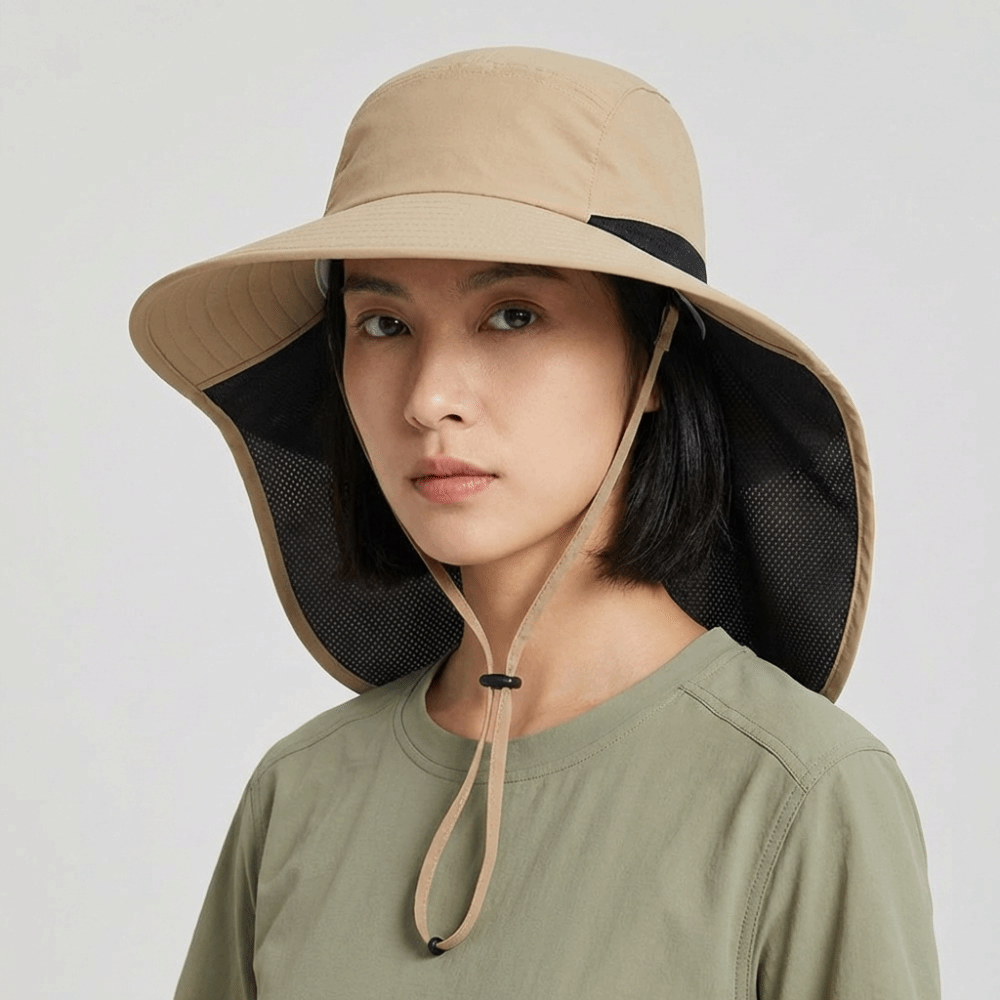 Fashion Wide Brim Outdoor Sun  - Bucket Hat Women reseña y precio