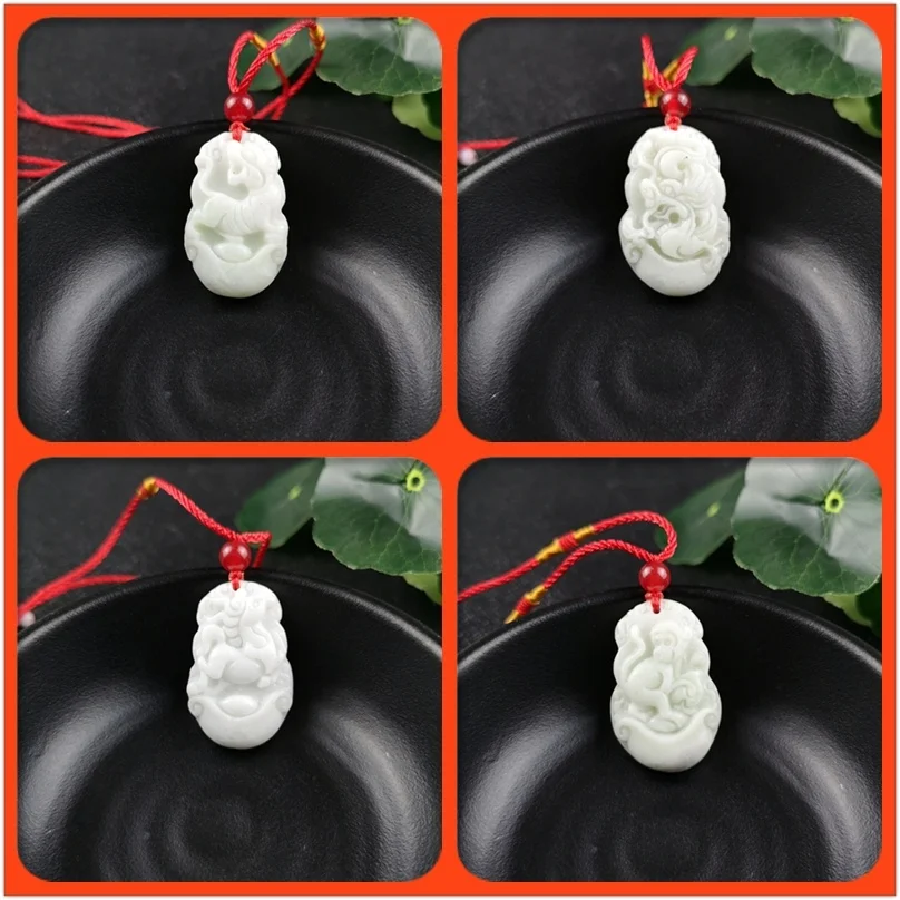 Chinese Zodiac Carved Jade Pen - Women'S Fashion Jewellery reseña y precio