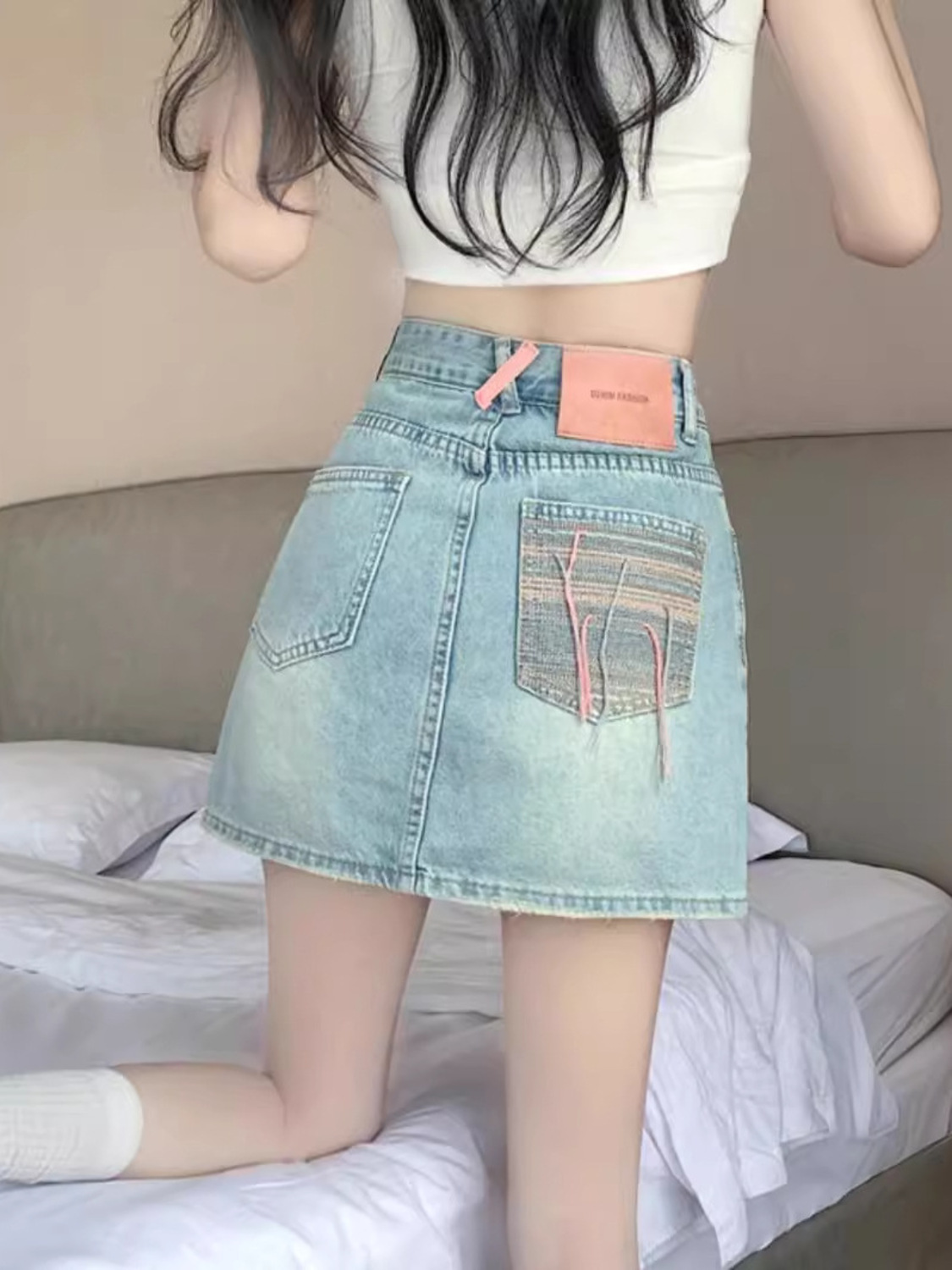 Women's Vintage Washed Denim S - Denim Shorts Women reseña y precio