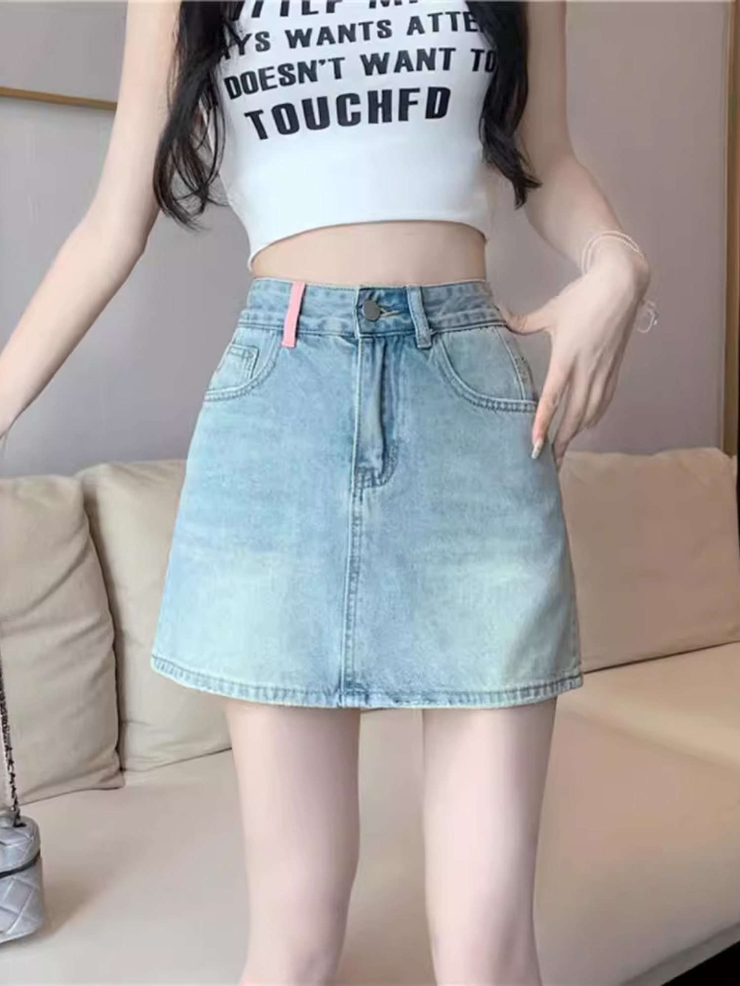 Women's Vintage Washed Denim S - Denim Shorts Women reseña y precio