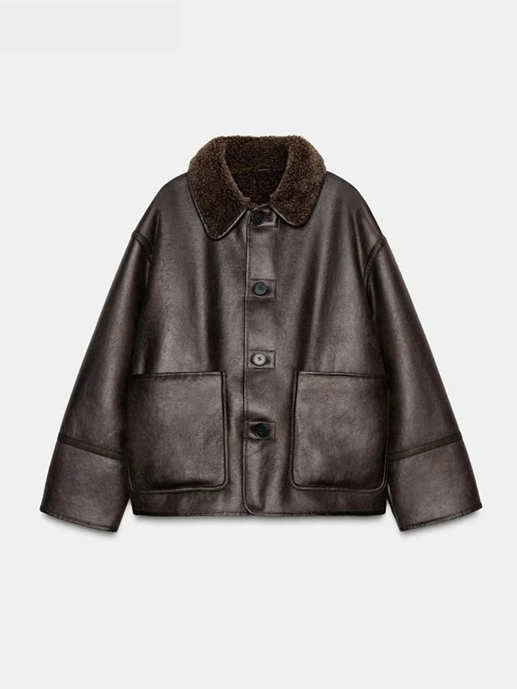 Fashion Double Sided Solid Jac - Women'S Fashion Utility Jacket reseña y precio