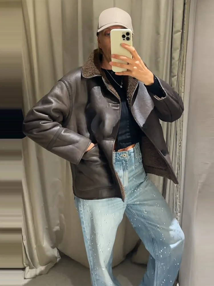 Fashion Double Sided Solid Jac - Women'S Fashion Utility Jacket reseña y precio