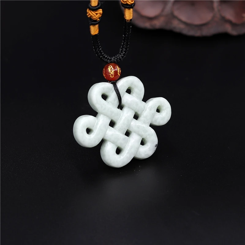 Natural Chinese Knot White Gre - Women'S Fashion Jewellery reseña y precio