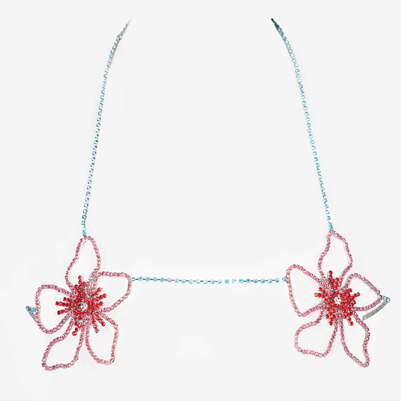 Stonefans Pink Flower Chest Ch - Women'S Fashion Jewellery reseña y precio