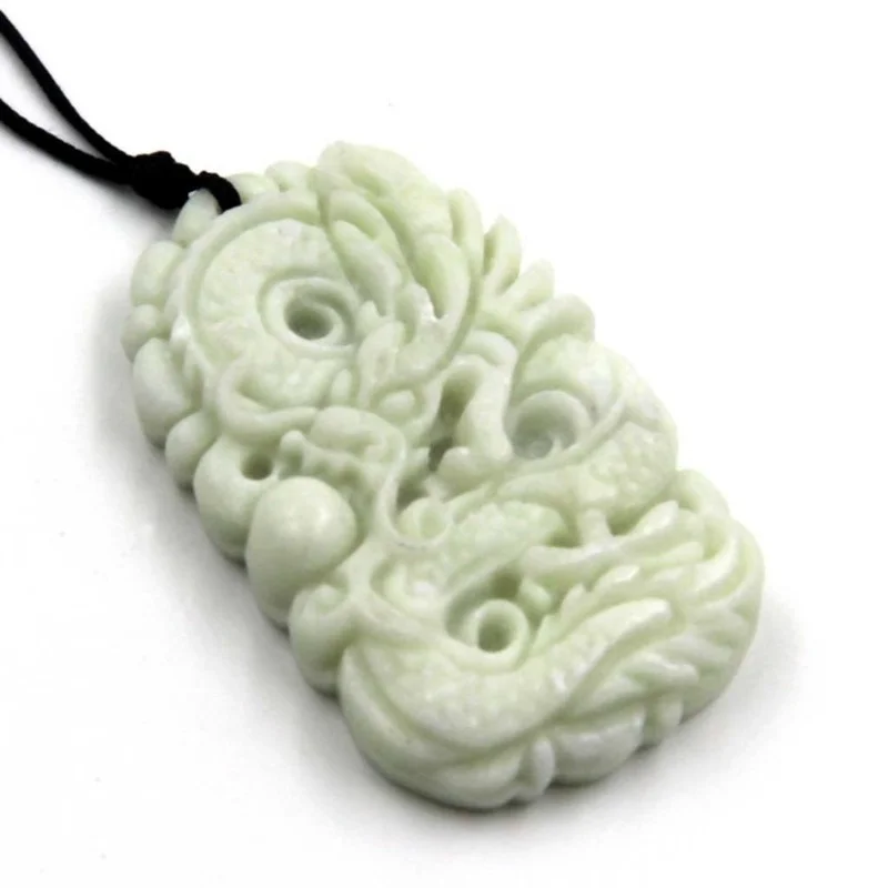 Natural White jade Dragon Phoe - Women'S Fashion Jewellery reseña y precio
