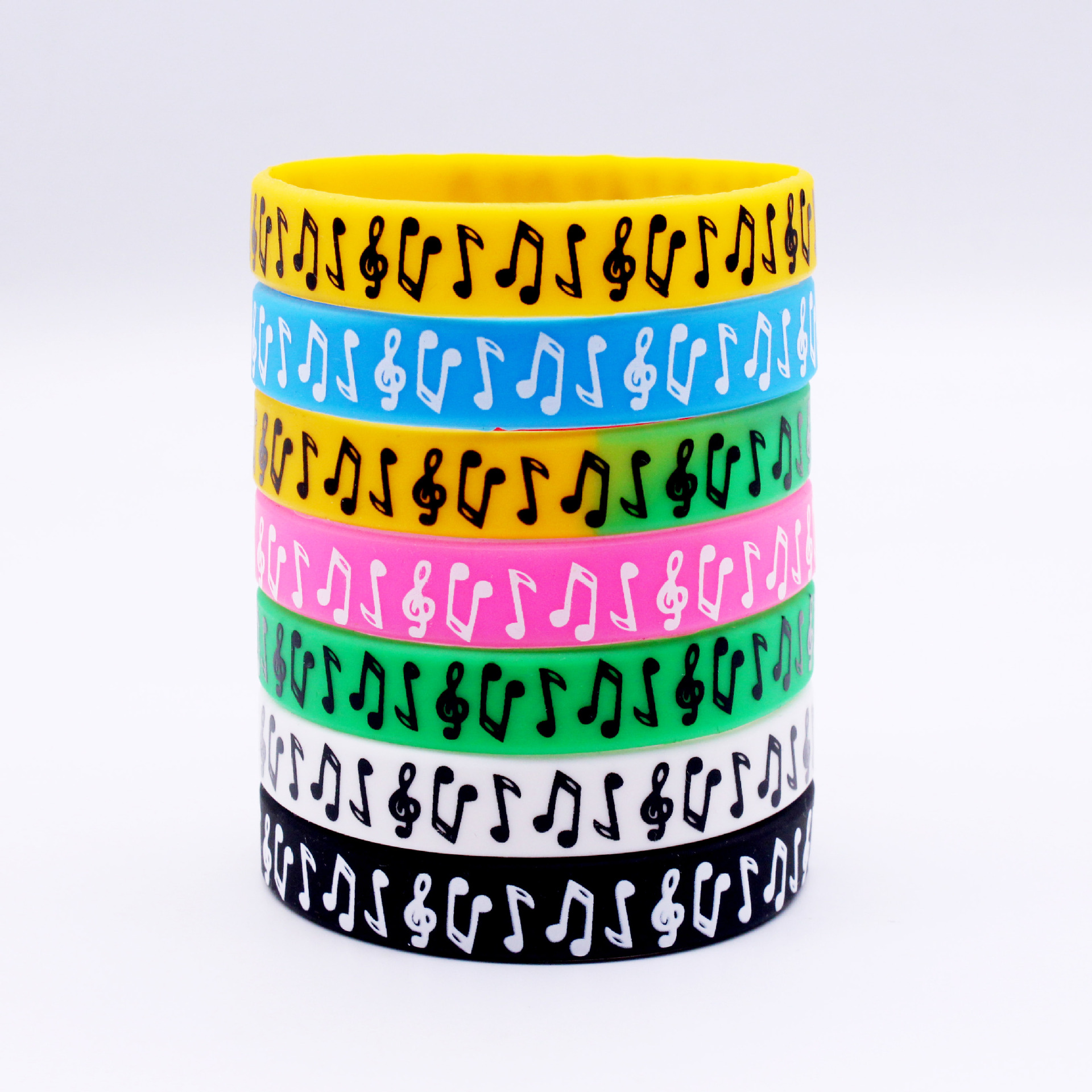 7PCS Music Note Silicone Brace - Women Fashion Now reseña y precio