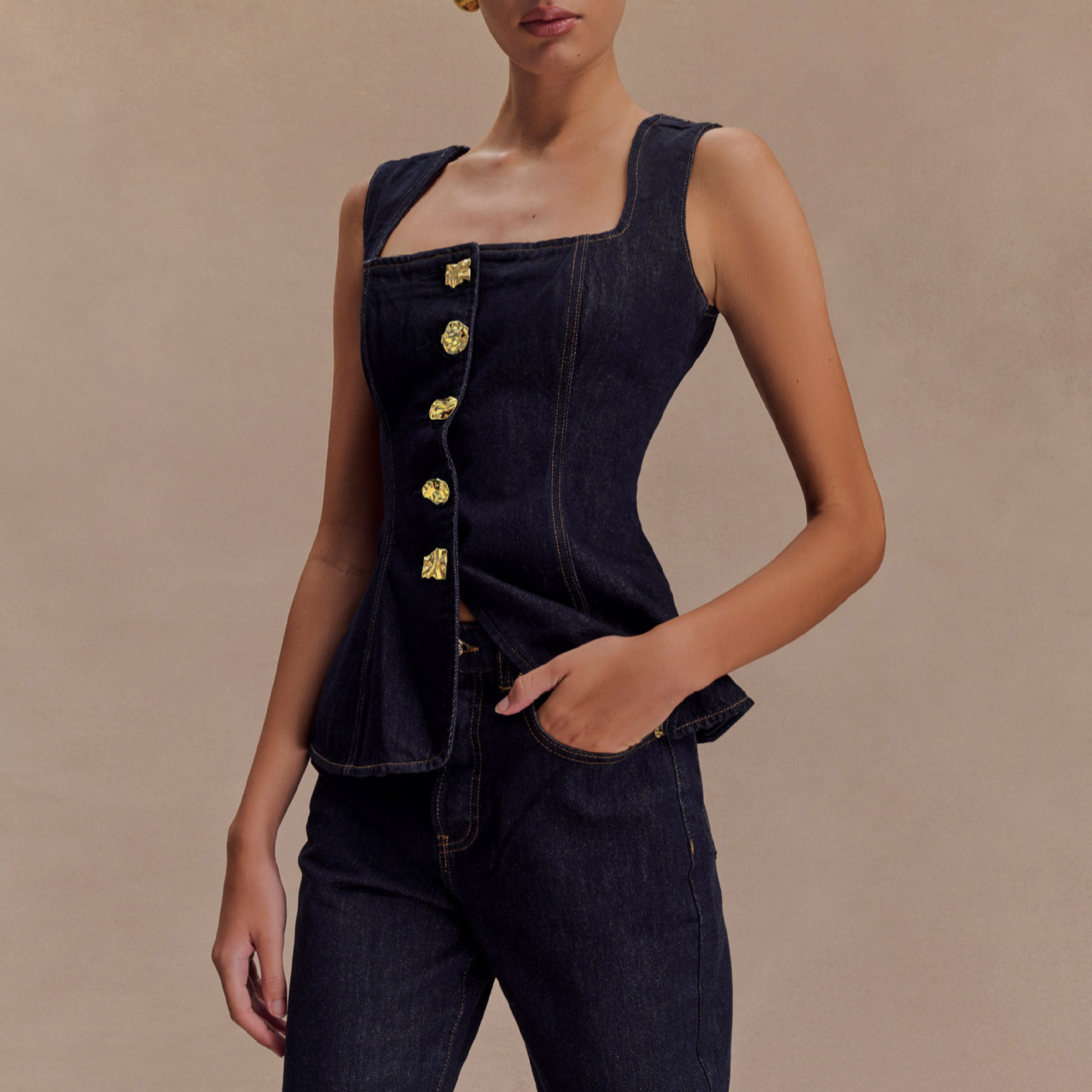 Summer Denim Pant Sets Women 2 - Women Fashion Jeans Top reseña y precio
