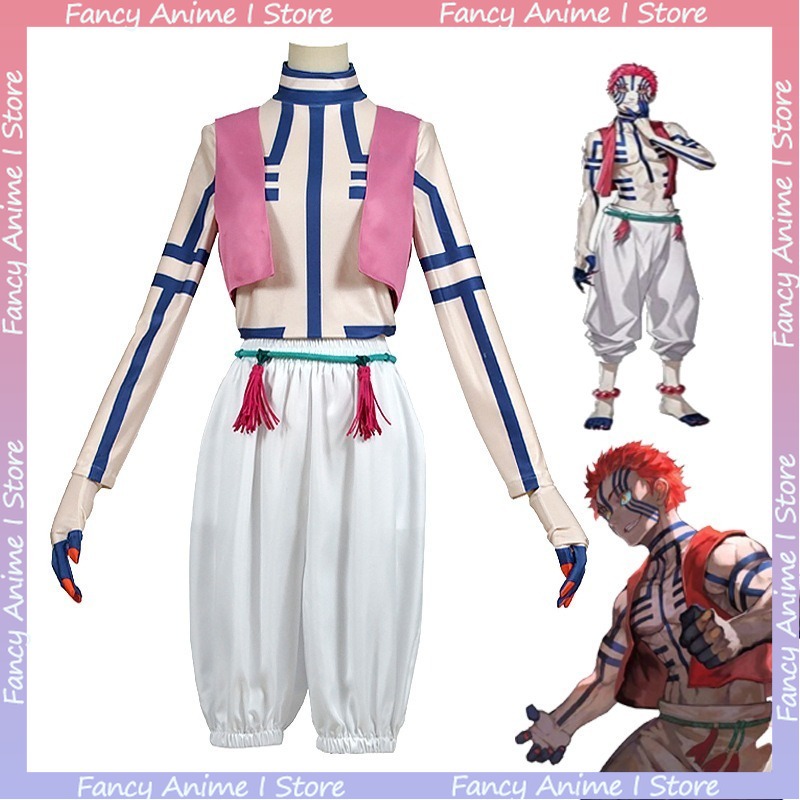 Anime Akaza Copsplay Costume H - Women'S Fashion Korea reseña y precio