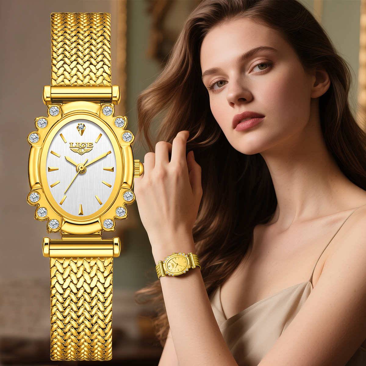 LIGE 2026 Luxury Women Watches - Women Fashion Simple reseña y precio