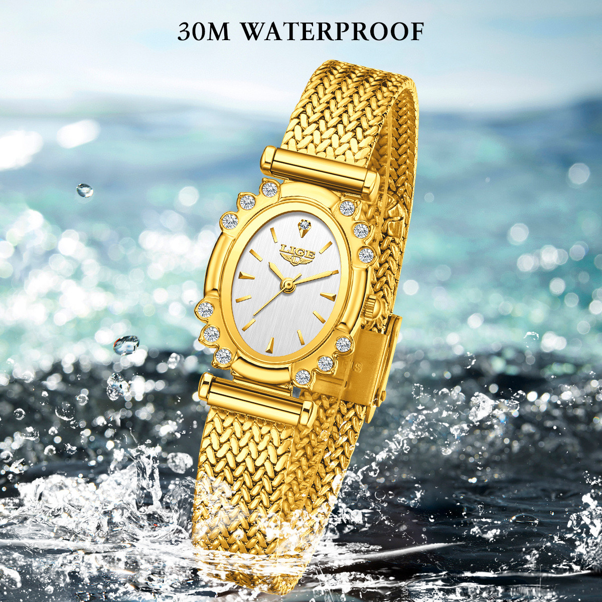 LIGE 2026 Luxury Women Watches - Women Fashion Simple reseña y precio