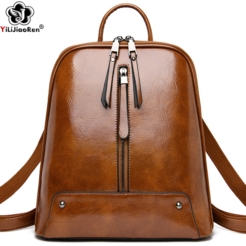 Women Leather Backpack Fashion - Women Fashion Online reseña y precio