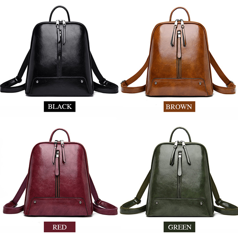Women Leather Backpack Fashion - Women Fashion Online reseña y precio