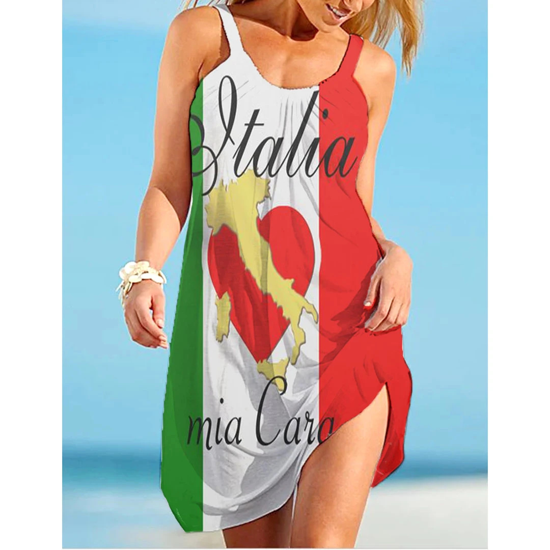 Italy Flag Dress Women Fashion - Women'S Fashion Portugal reseña y precio