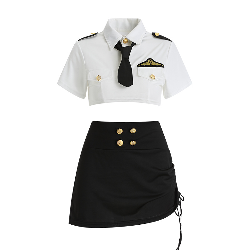Women's Lace Shirt and Mini Sk - Women'S Fashion Kilt reseña y precio