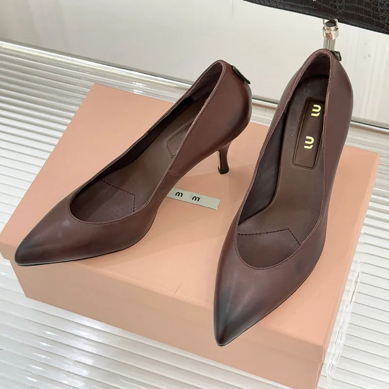 Leather Pumps Ladie Calf Leath - Women'S Fashion Week Paris reseña y precio