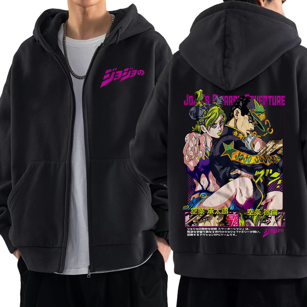 Anime Jojo Bizarre Adventure Z - Women'S Fashion Zip Up Hoodies reseña y precio