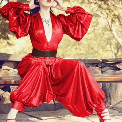 Latex Rubber Fashion Dress Lan - Women'S Fashion Kilt reseña y precio