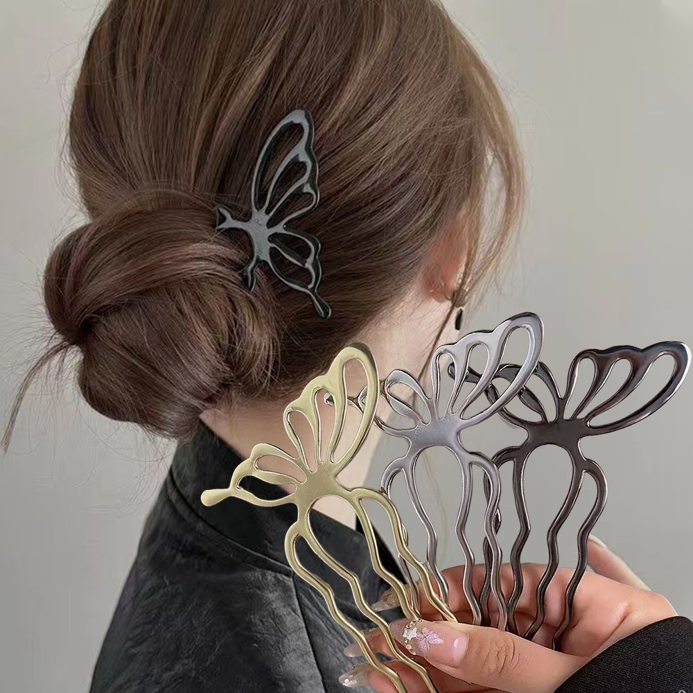 Korean Butterfly U Shape Hair  - Women'S Fashion Korea reseña y precio