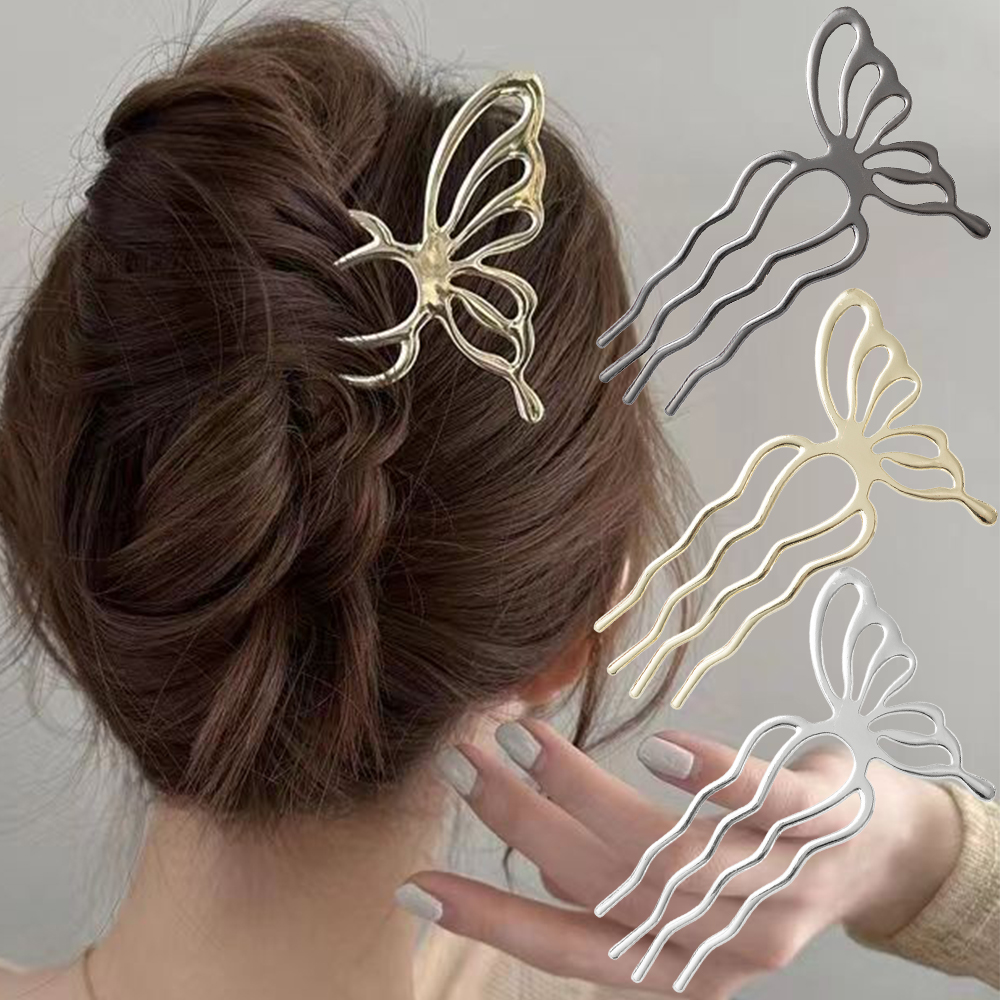 Korean Butterfly U Shape Hair  - Women'S Fashion Korea reseña y precio