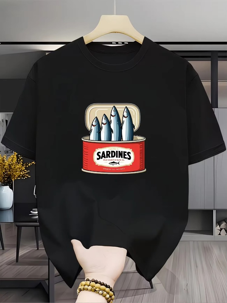 Sardines T Shirt Fish Graphic  - Women'S Fashion Portugal reseña y precio