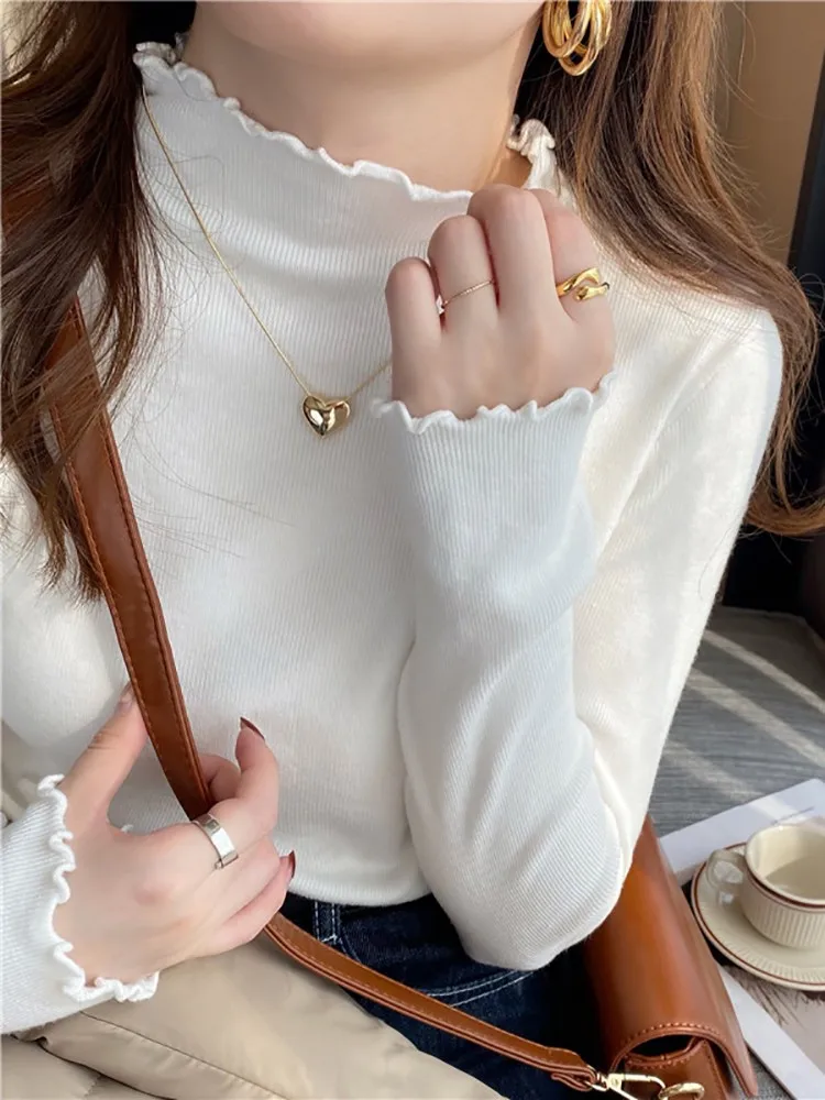 2026 Women Knitted Ribbed Pull - Ribbed Knit Sweater reseña y precio